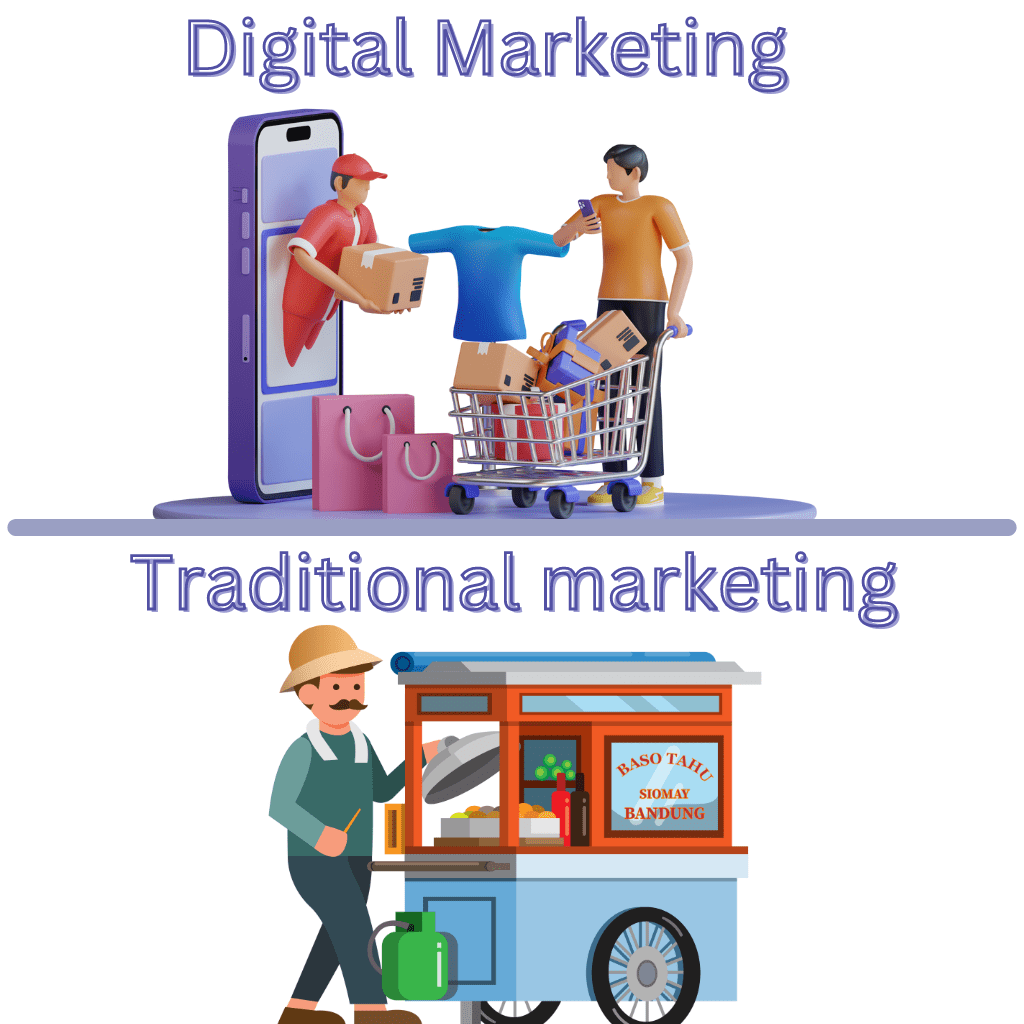 Differnce between Digital and Traditional Marketing